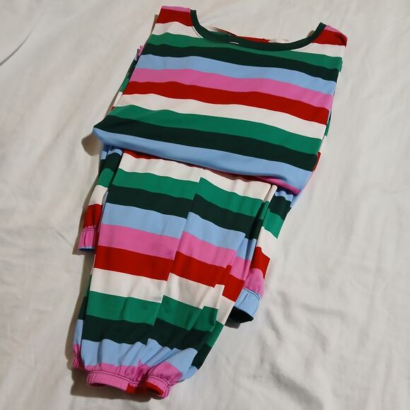 JOYSPUN Women's XL (16/18) 2-piece Pajama Set Easy Care Poly/Spandex blend - Picture 6 of 10